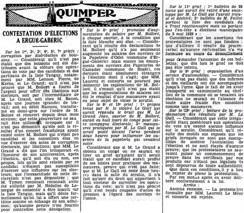 L'Ouest-Eclair, 17 août 1929