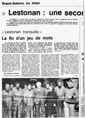 Ouest-France, édition de Quimper, 5 mars 1987