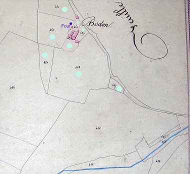 La propriété autour de la ferme  