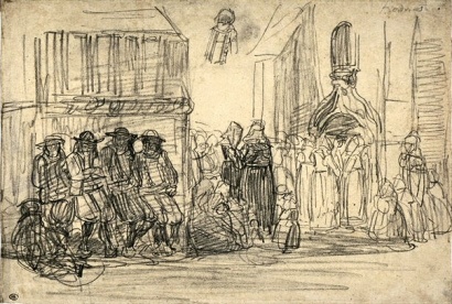 Eugène Boudin, Kerdévot, 1855-57 - : - : - : - Billet du 06.10.2012