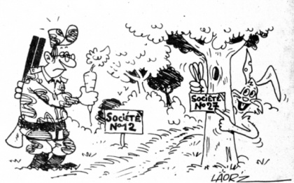 Dessin de Laurent Quevilly, Ouest-France 1984
