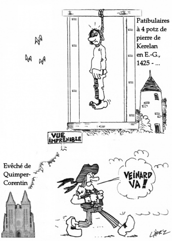 Dessin inspiré d'un croquis de Laurent Quevilly, OF 1984