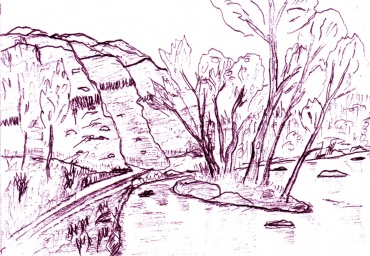 la parcelle 622 et les gravats de la carrière