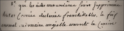 Cahier de doléances de 1789
