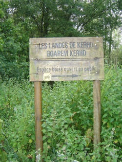 Accès aux landes de Kerho depuis Keranguéau