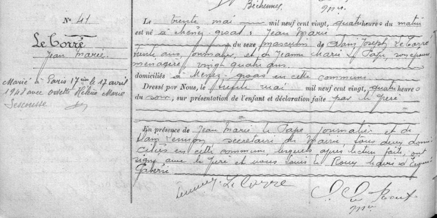 Image:NaissanceJeanMarieLeCorré1920.jpg