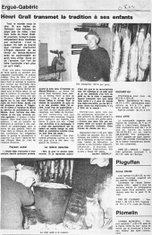 Ouest-France, édition de Quimper, 6 février 1986