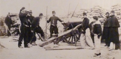 Barricade à la porte Maillot, mai 1871