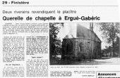 Ouest-France, édition de Quimper, 1987