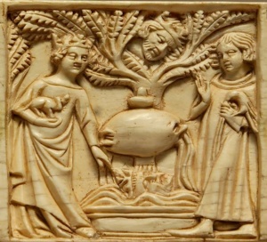 Tristan et Iseult à la fontaine