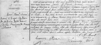 Acte de naissance 1913