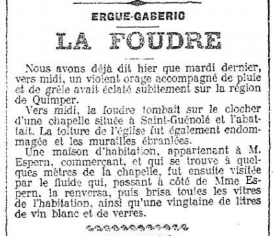 L'Ouest-Eclair du 17 décembre 1910